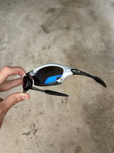 Oakley splice white - white, chrome