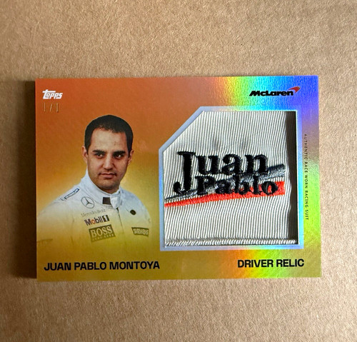 Topps mclaren racing - racing, juan